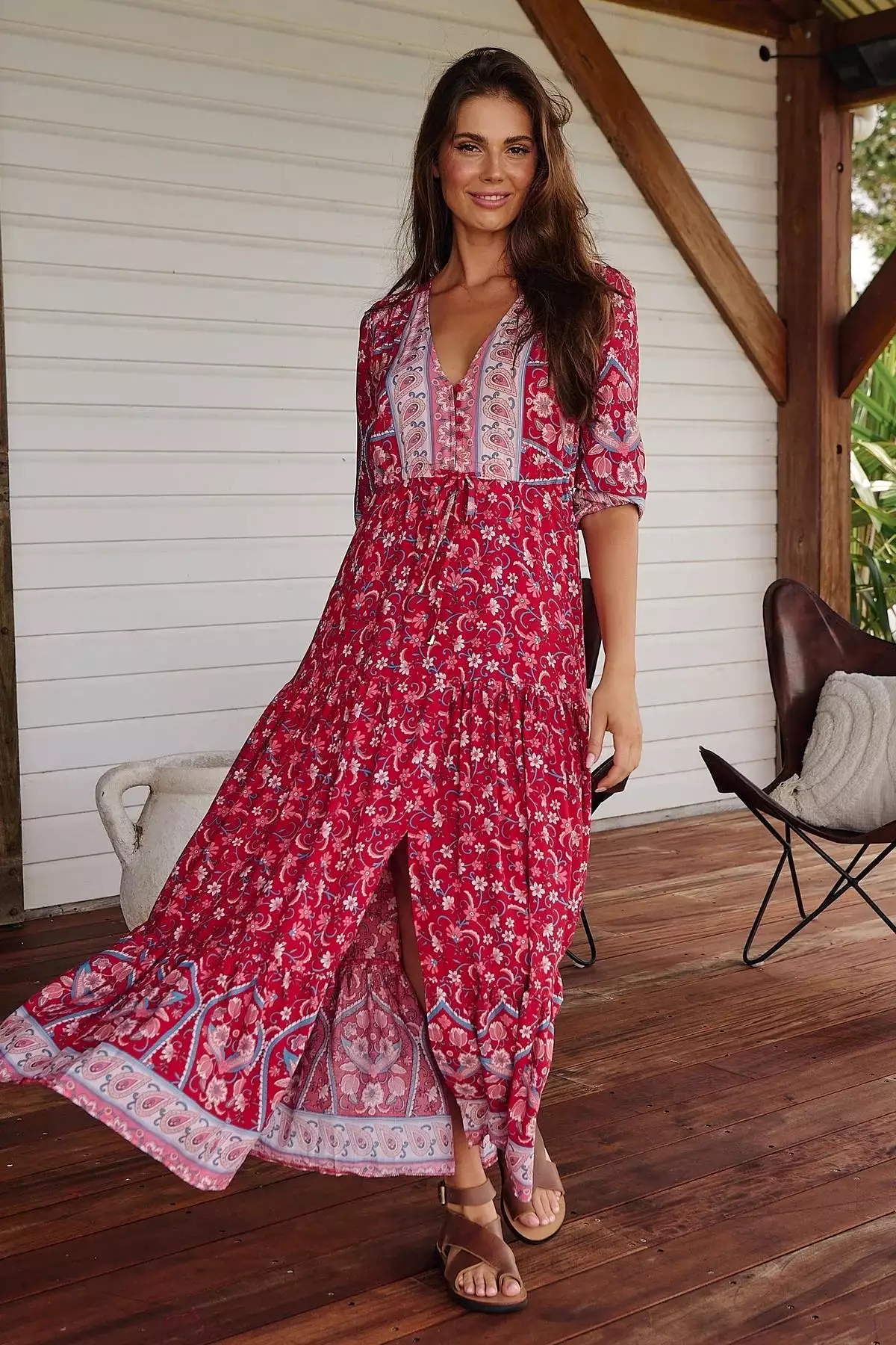 Tessa Maxi Dress - Ruby Rouge Collection