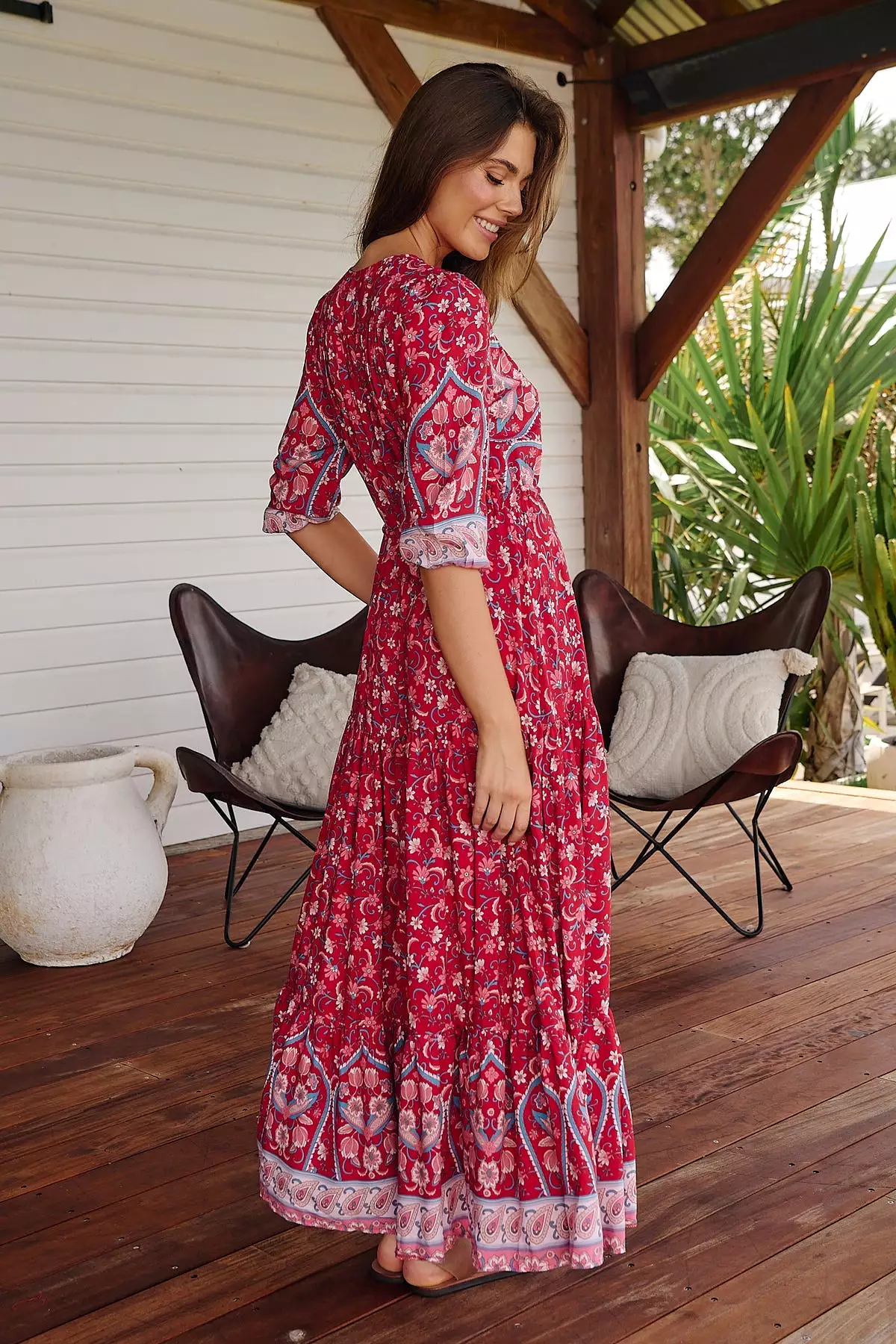 Tessa Maxi Dress - Ruby Rouge Collection