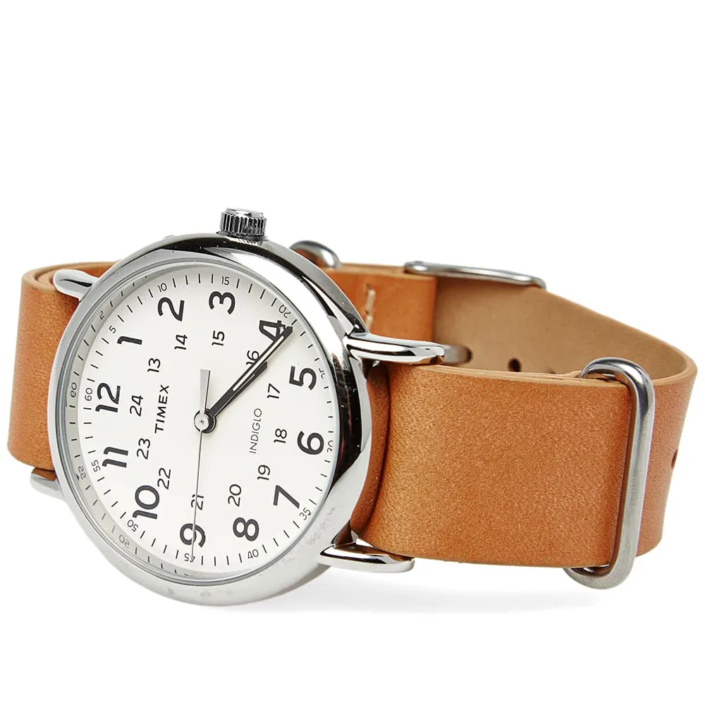 Timex Weekender 40 Slip Thru WatchTan Leather