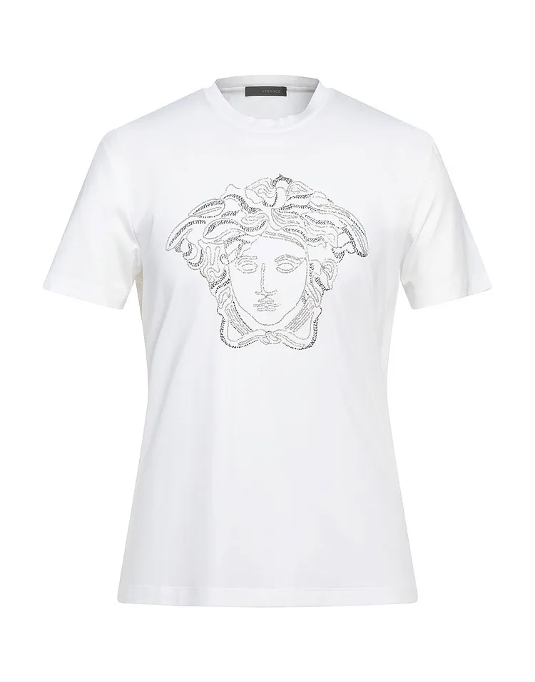 VERSACE  |Short Sleeves Logo Luxury T-Shirts