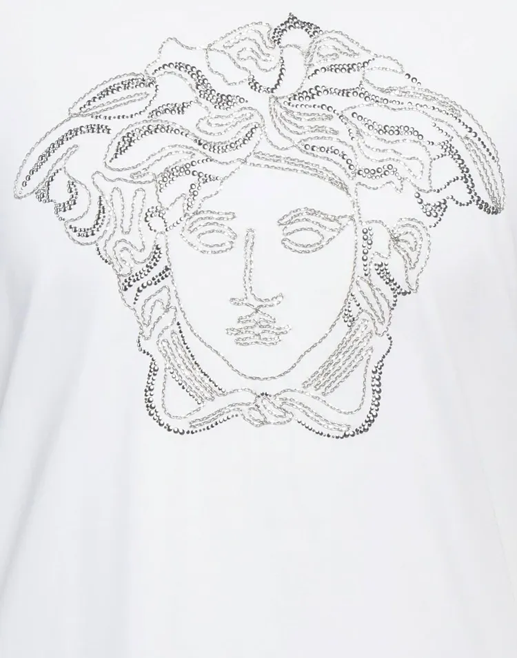 VERSACE  |Short Sleeves Logo Luxury T-Shirts