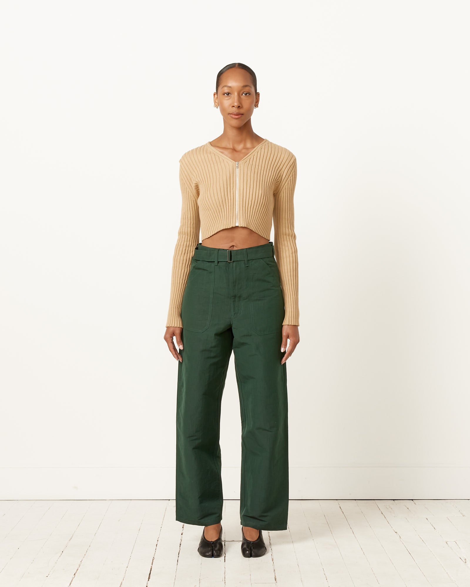 Weather Pant in Dark Green