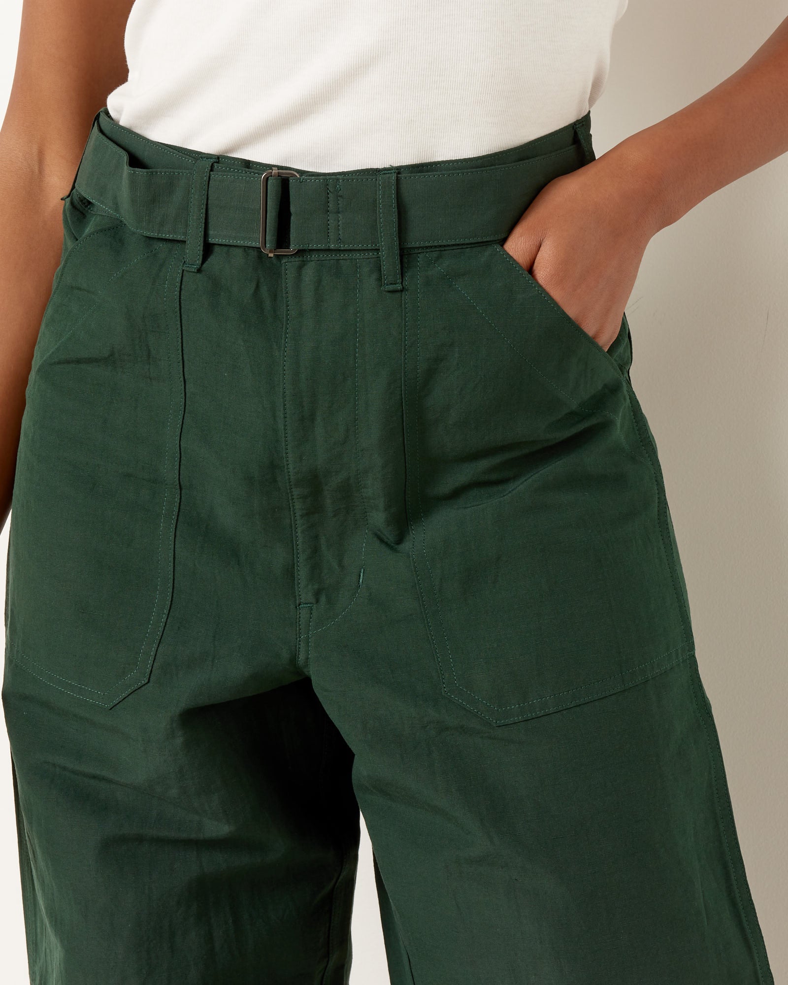 Weather Pant in Dark Green