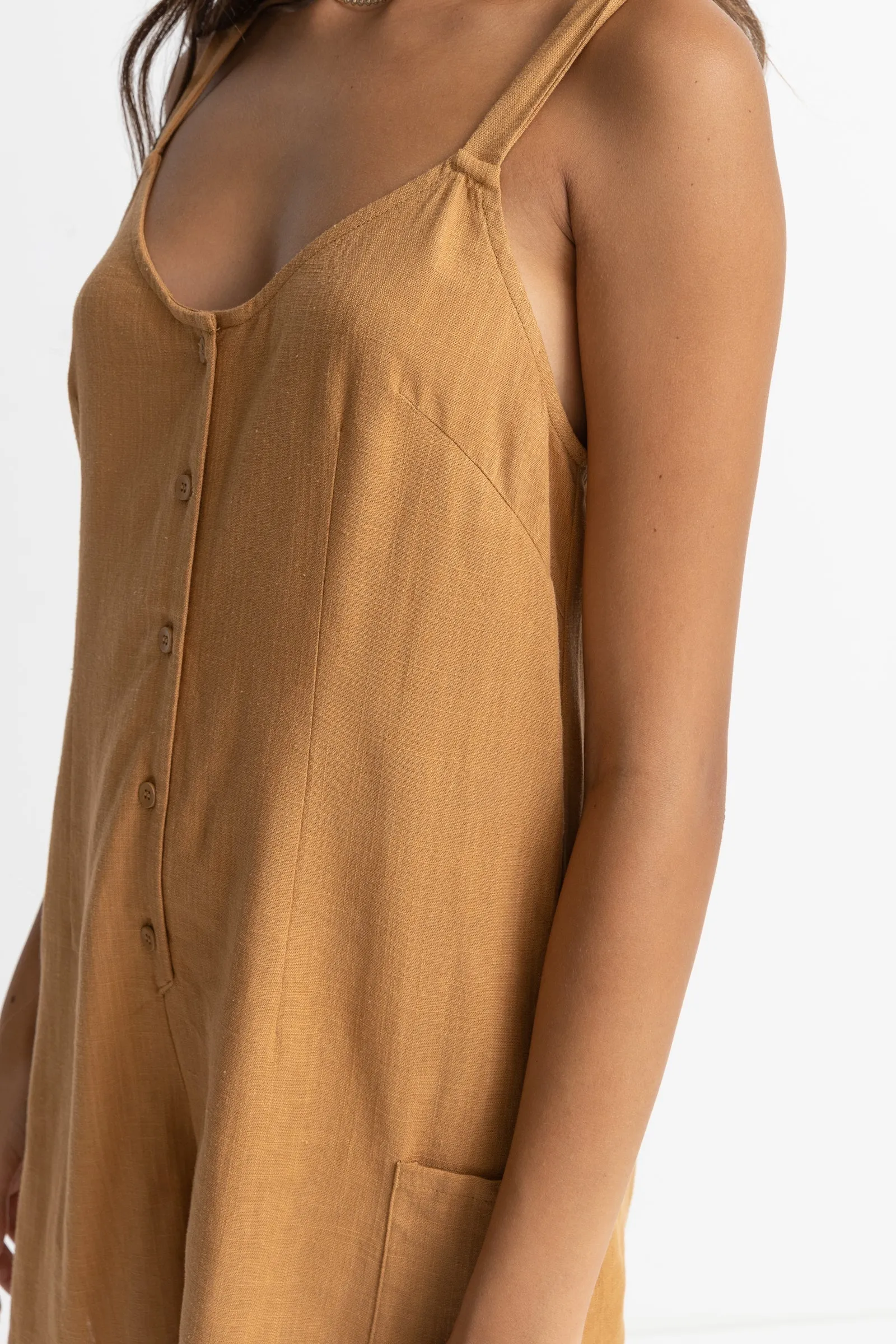 Weekender Playsuit Tan