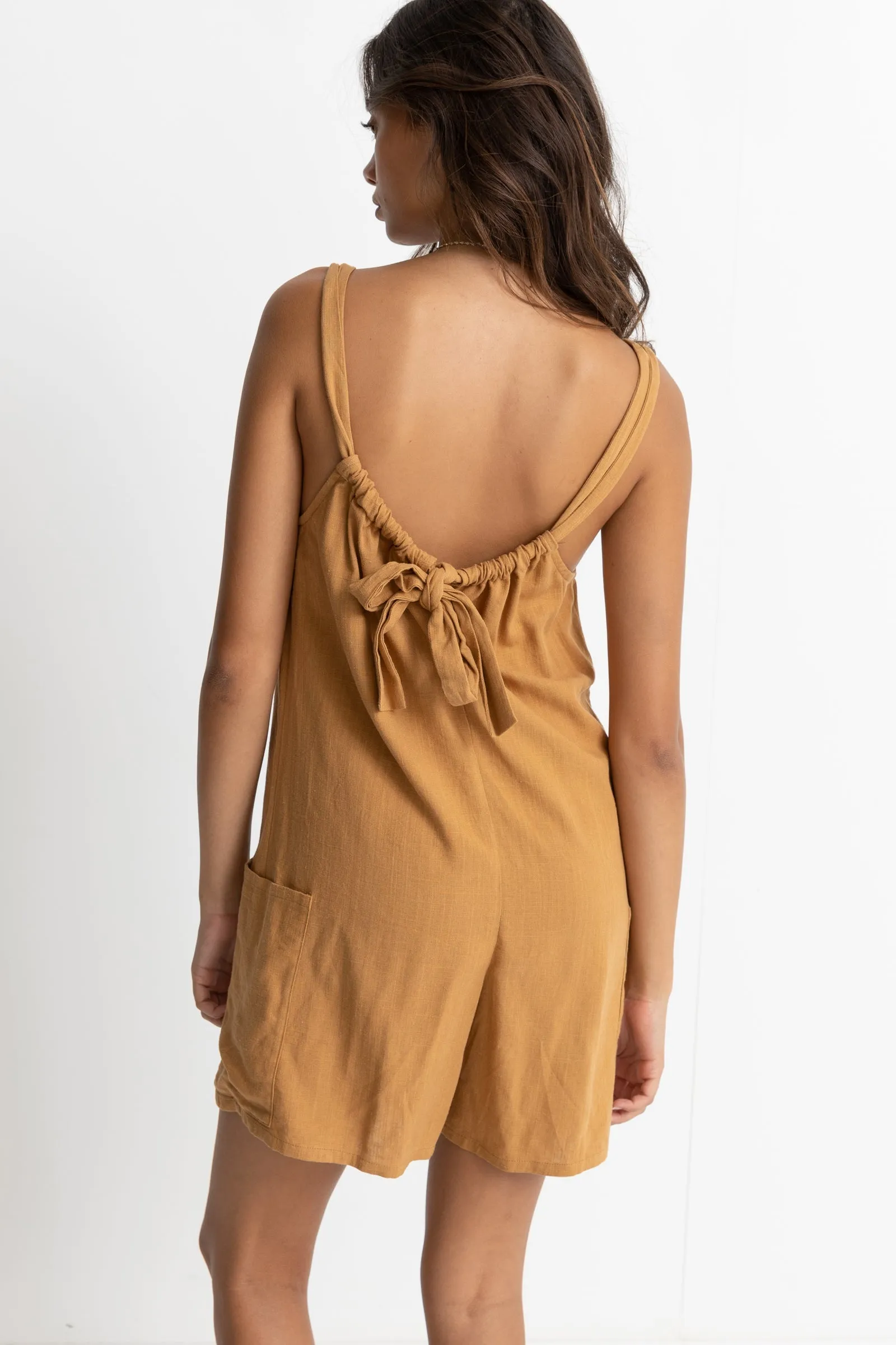 Weekender Playsuit Tan