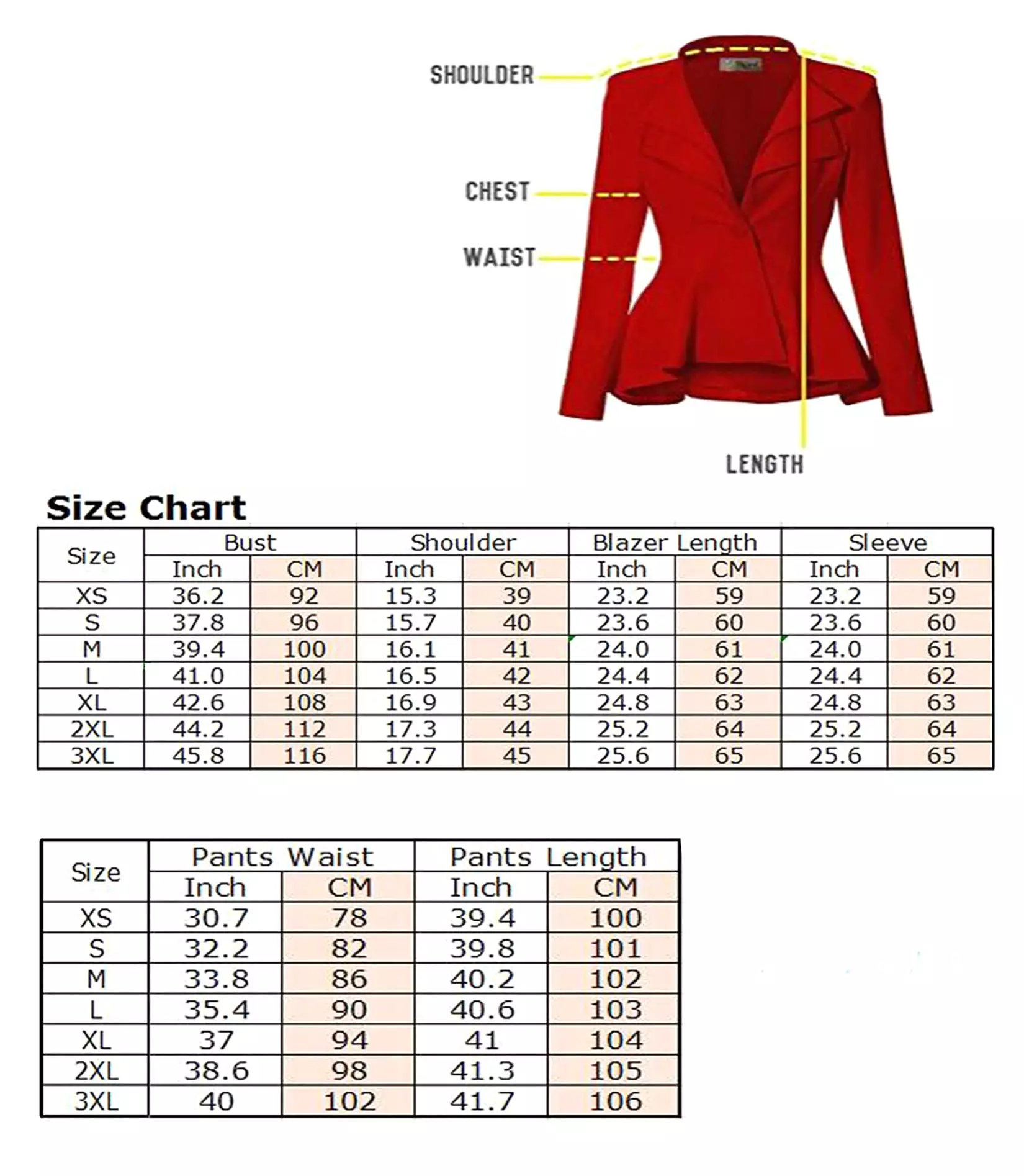 Women Pants Suit Business Slim Fit Suit Jacket 3-piece Party Tuxedo Blazer + Pants + Vest