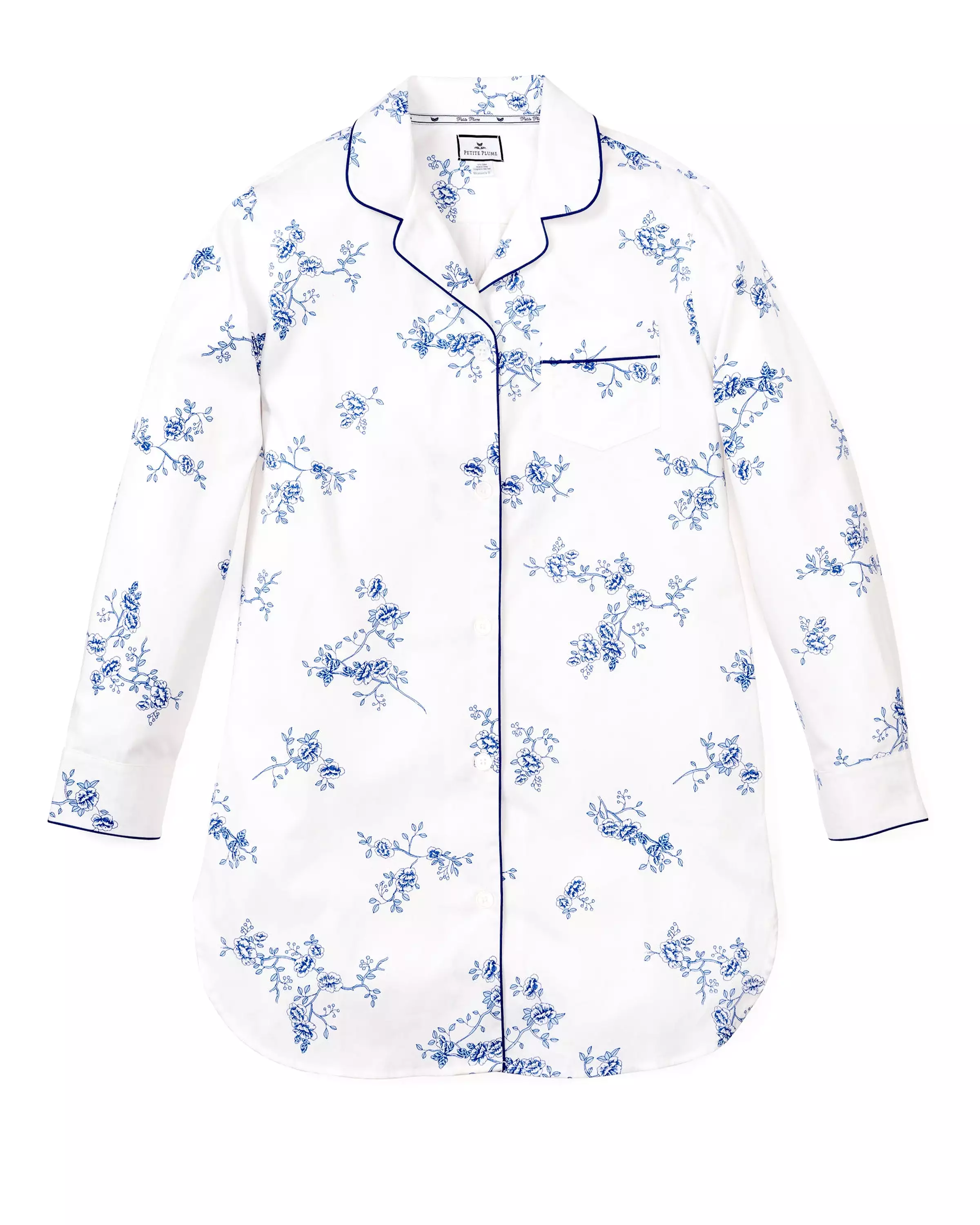 Women's Indigo Floral Nightshirt