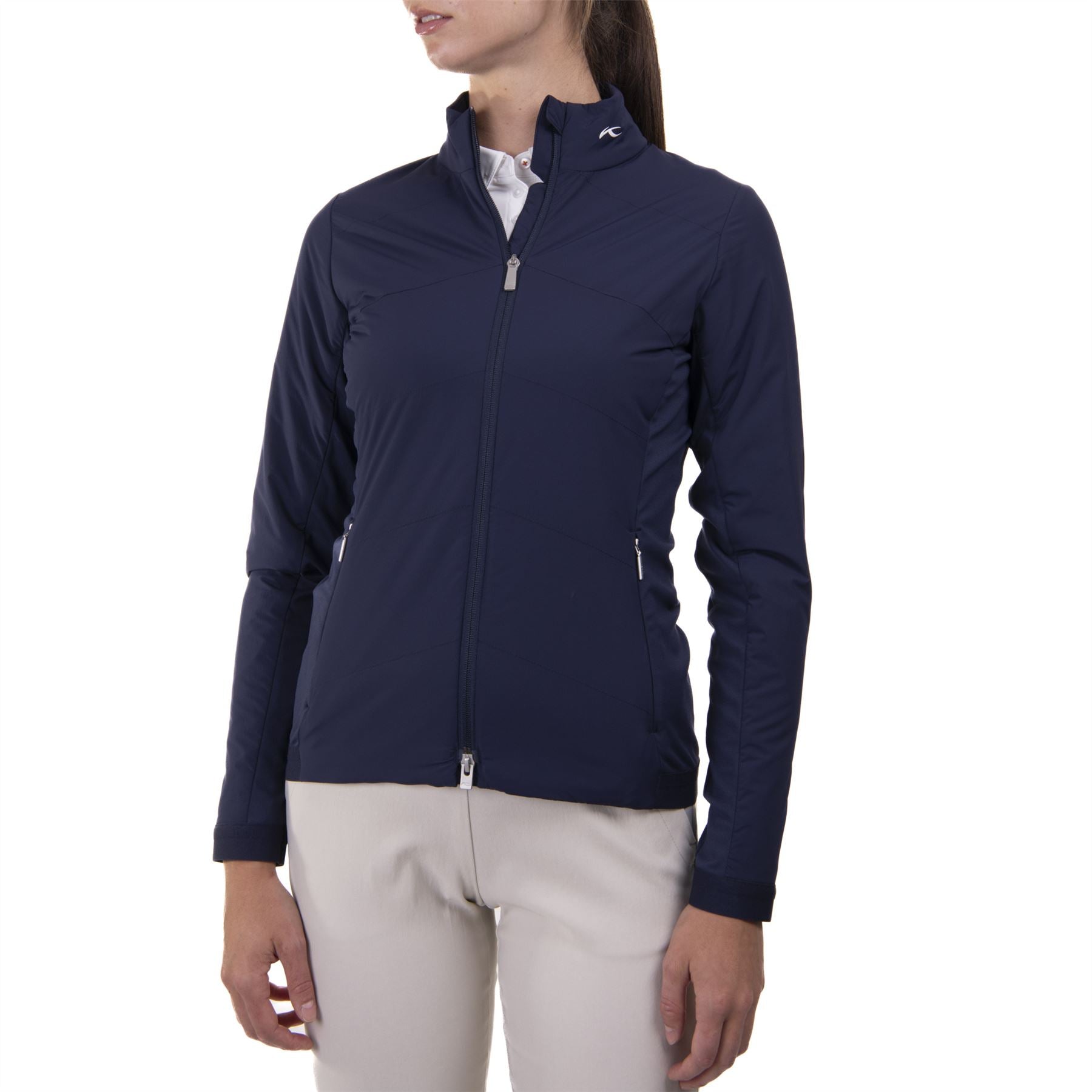 Womens Radiation Full Zip Regular Fit Hybrid Jacket Atlanta Blue - 2024