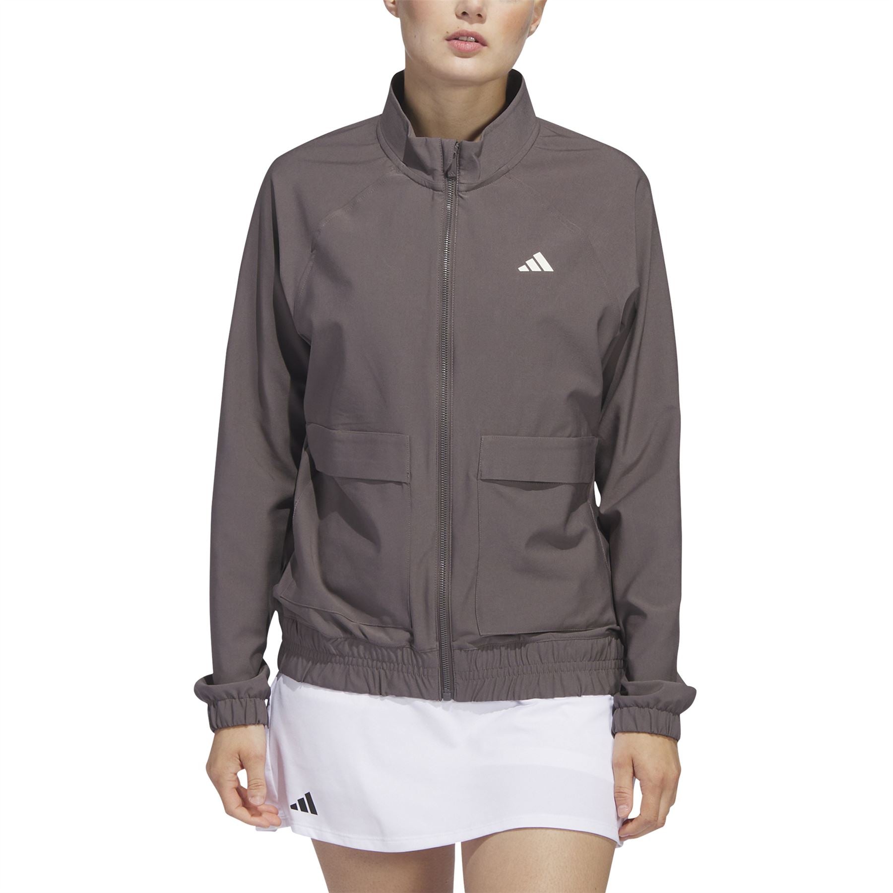 Womens Ultimate365 Novelty Waterproof Jacket Charcoal - SS24