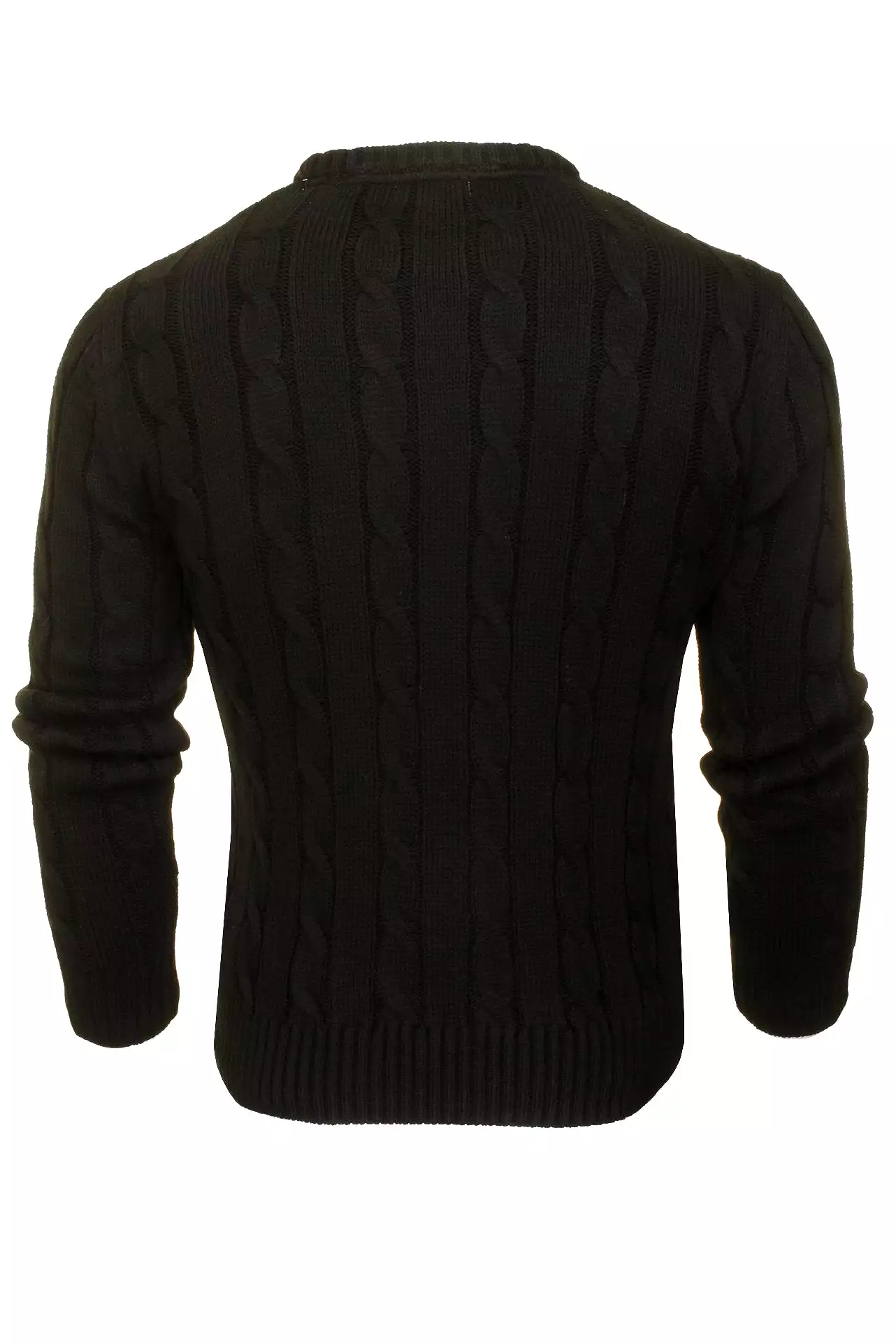 Xact Men's Crew Neck Cable Knit Jumper