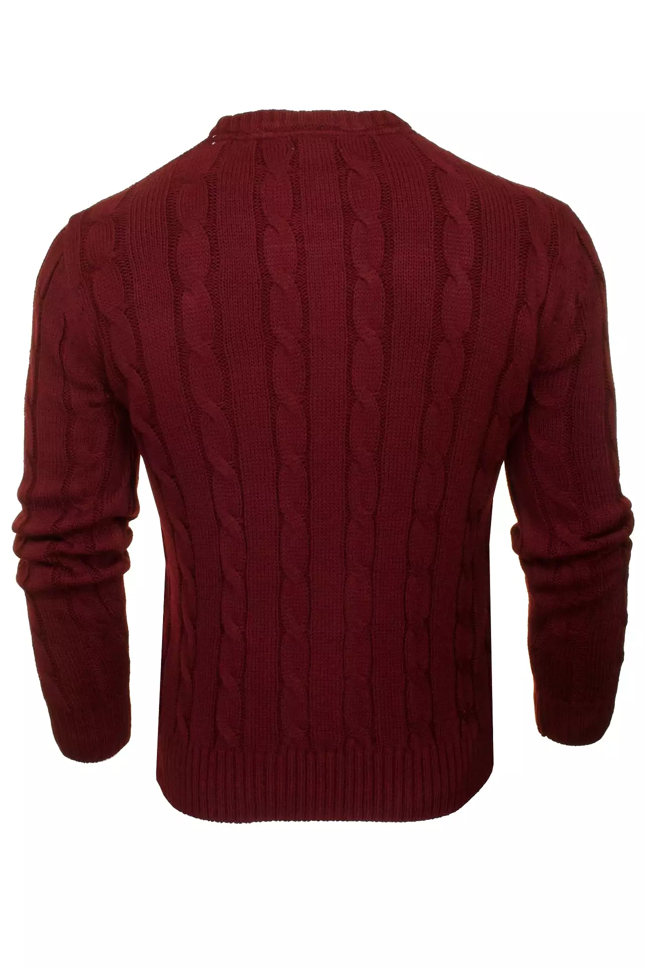 Xact Men's Crew Neck Cable Knit Jumper