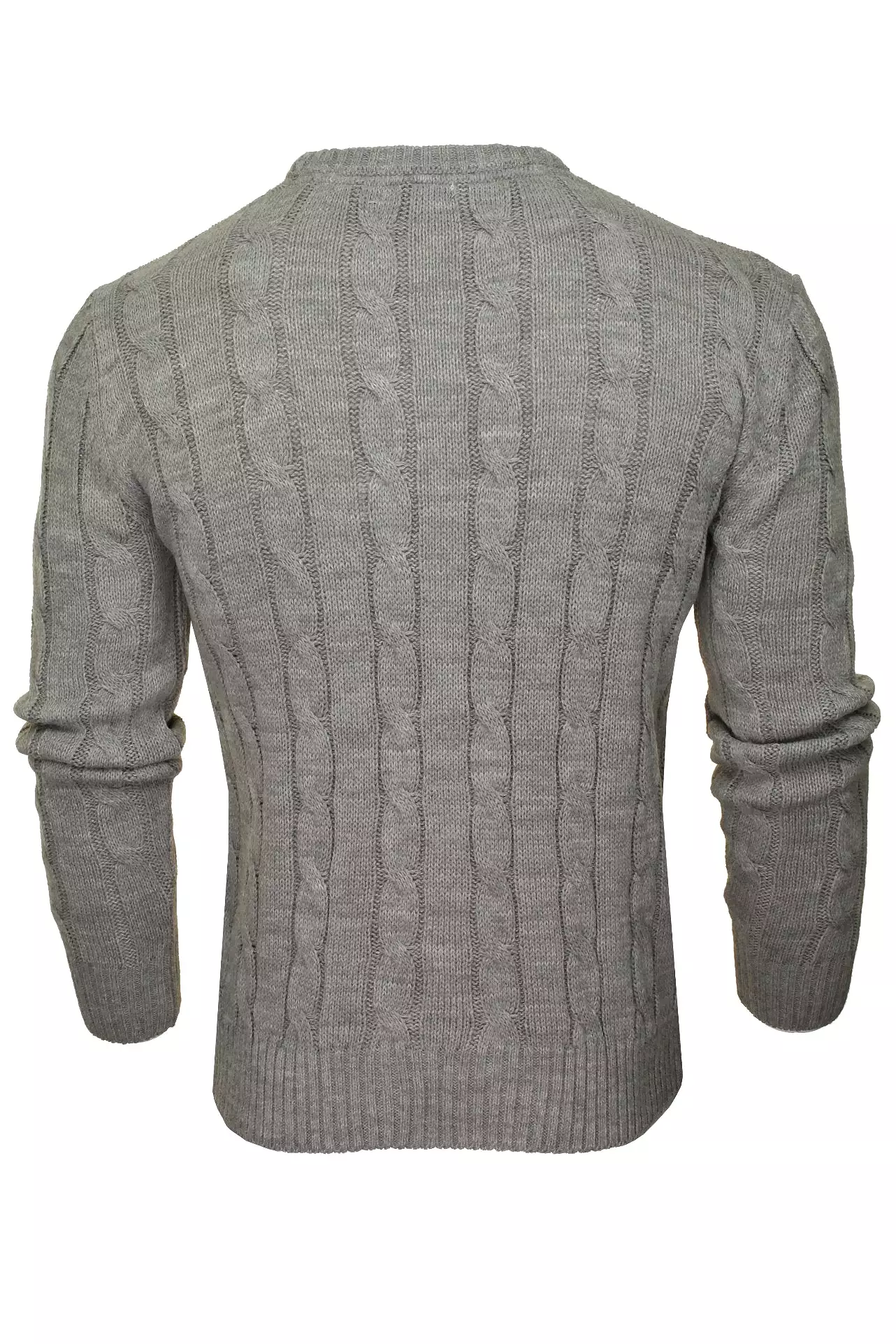 Xact Men's Crew Neck Cable Knit Jumper