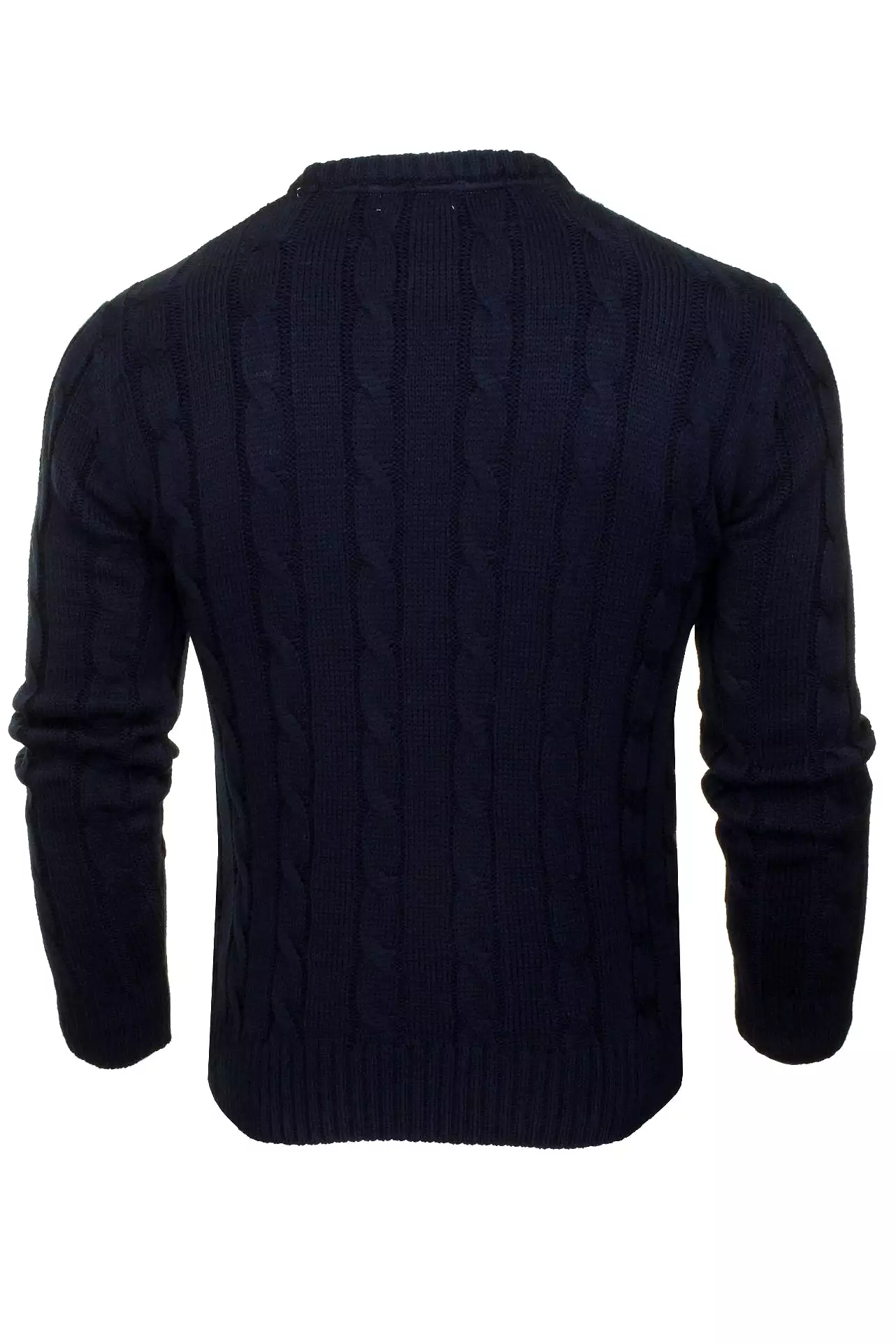 Xact Men's Crew Neck Cable Knit Jumper