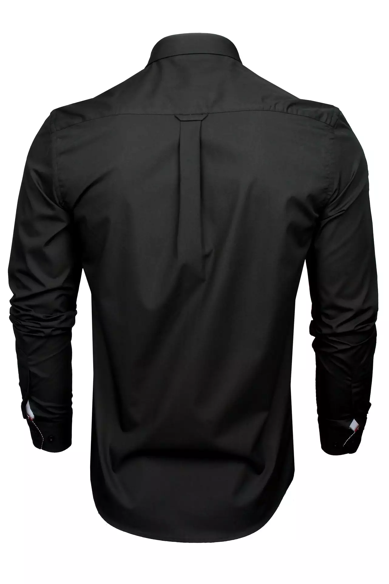 Xact Men's Long Sleeved Plain Poplin Shirt - Regular Fit