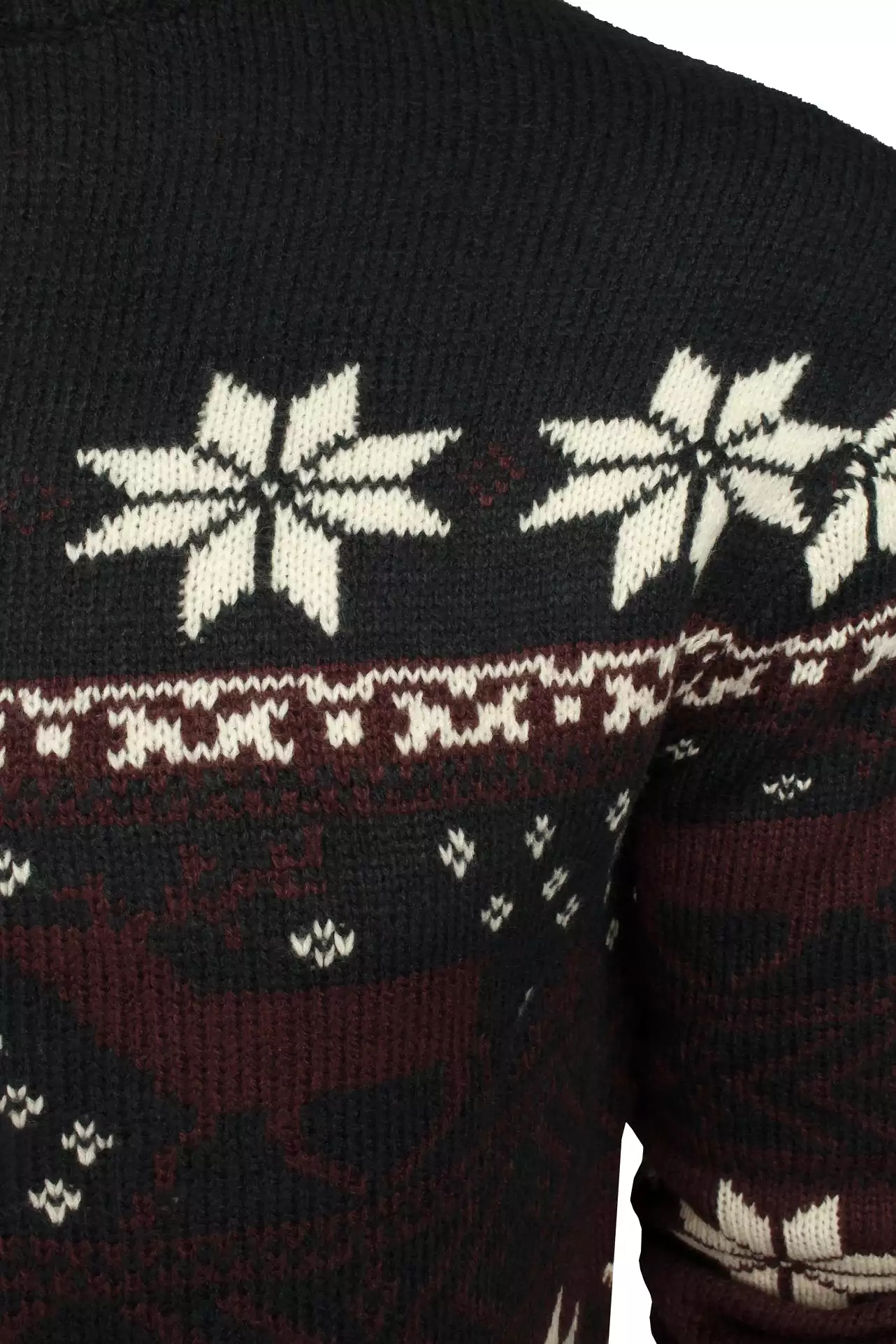 Xact Men's Nordic Fairisle Crew Neck Christmas Jumper