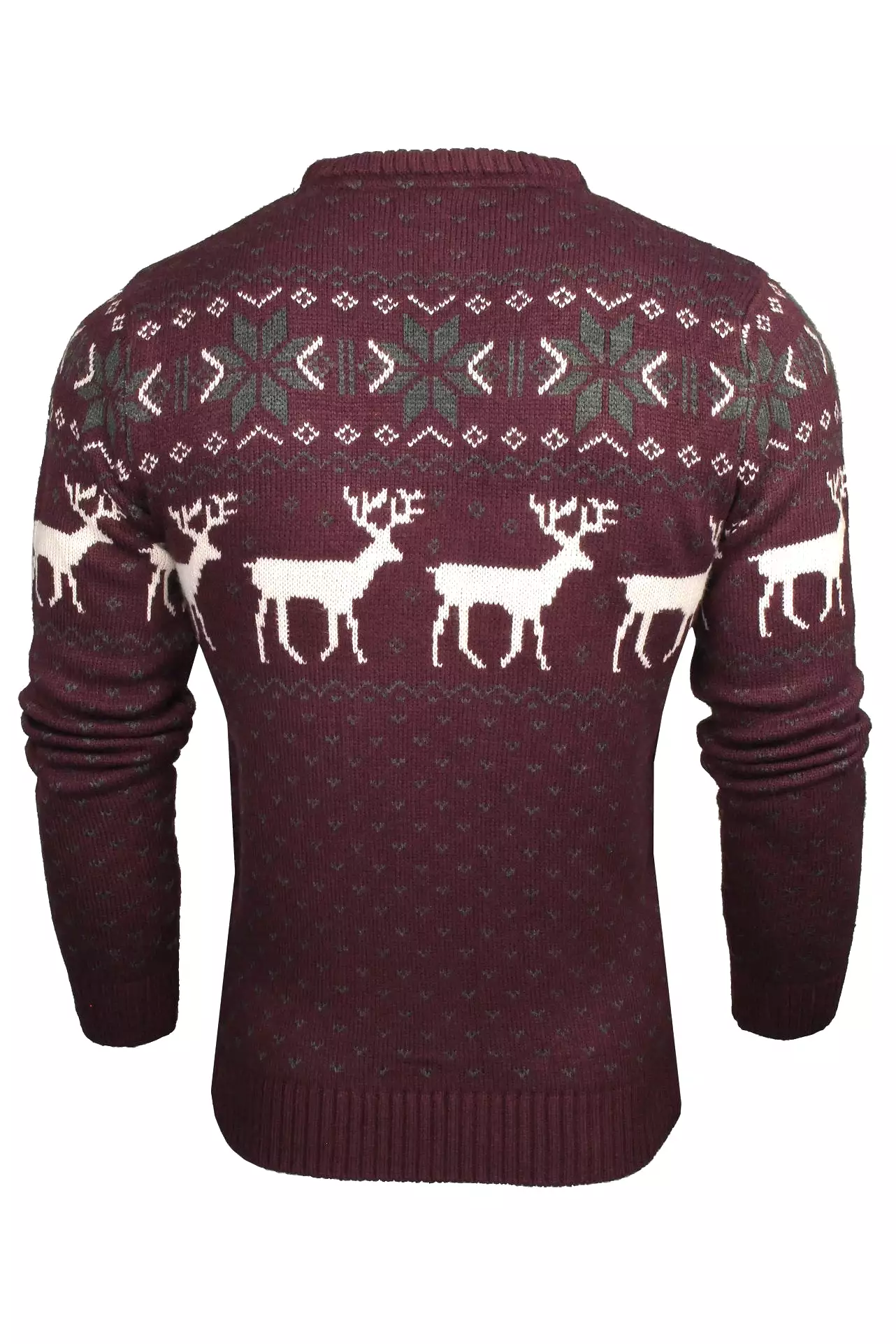 Xact Men's Nordic Fairisle Crew Neck Christmas Jumper