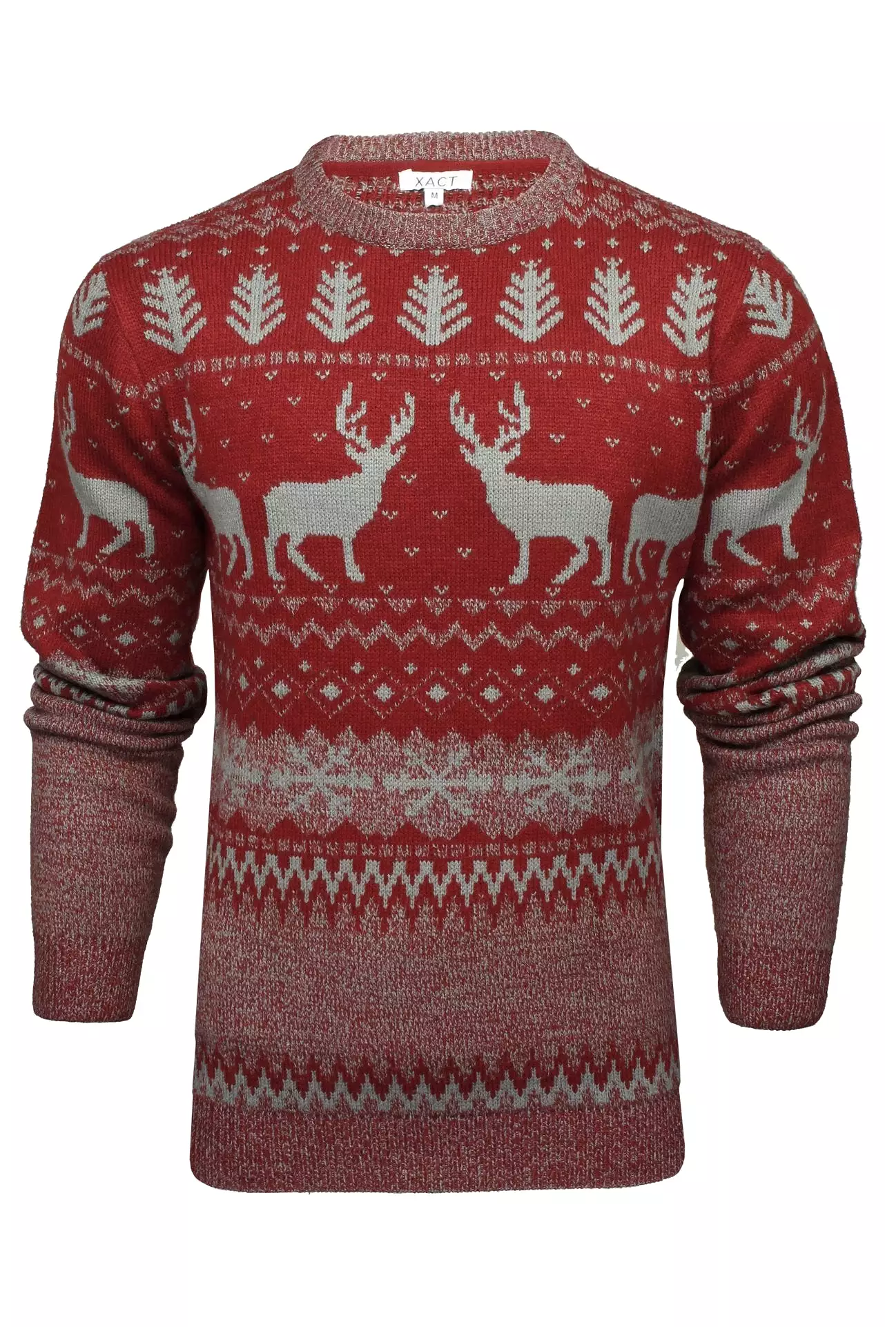 Xact Men's Nordic 'Reindeer' Xmas / Christmas Jumper