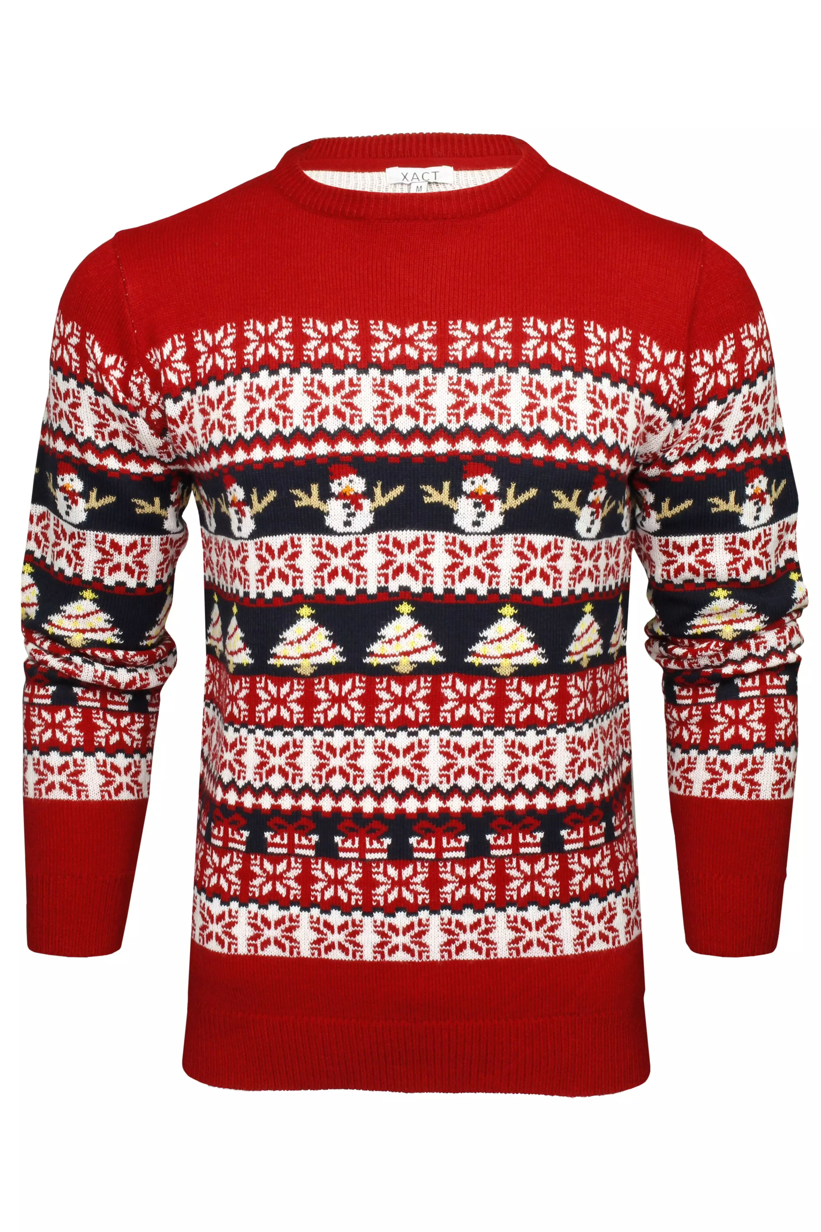 Xact Men's Nordic 'Reindeer' Xmas / Christmas Jumper