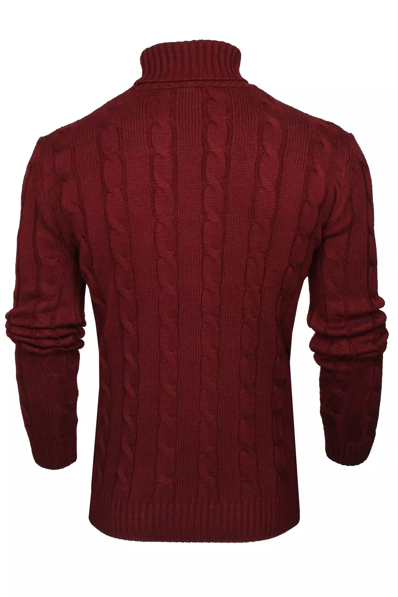 Xact Men's Roll Neck Cable Knit Jumper