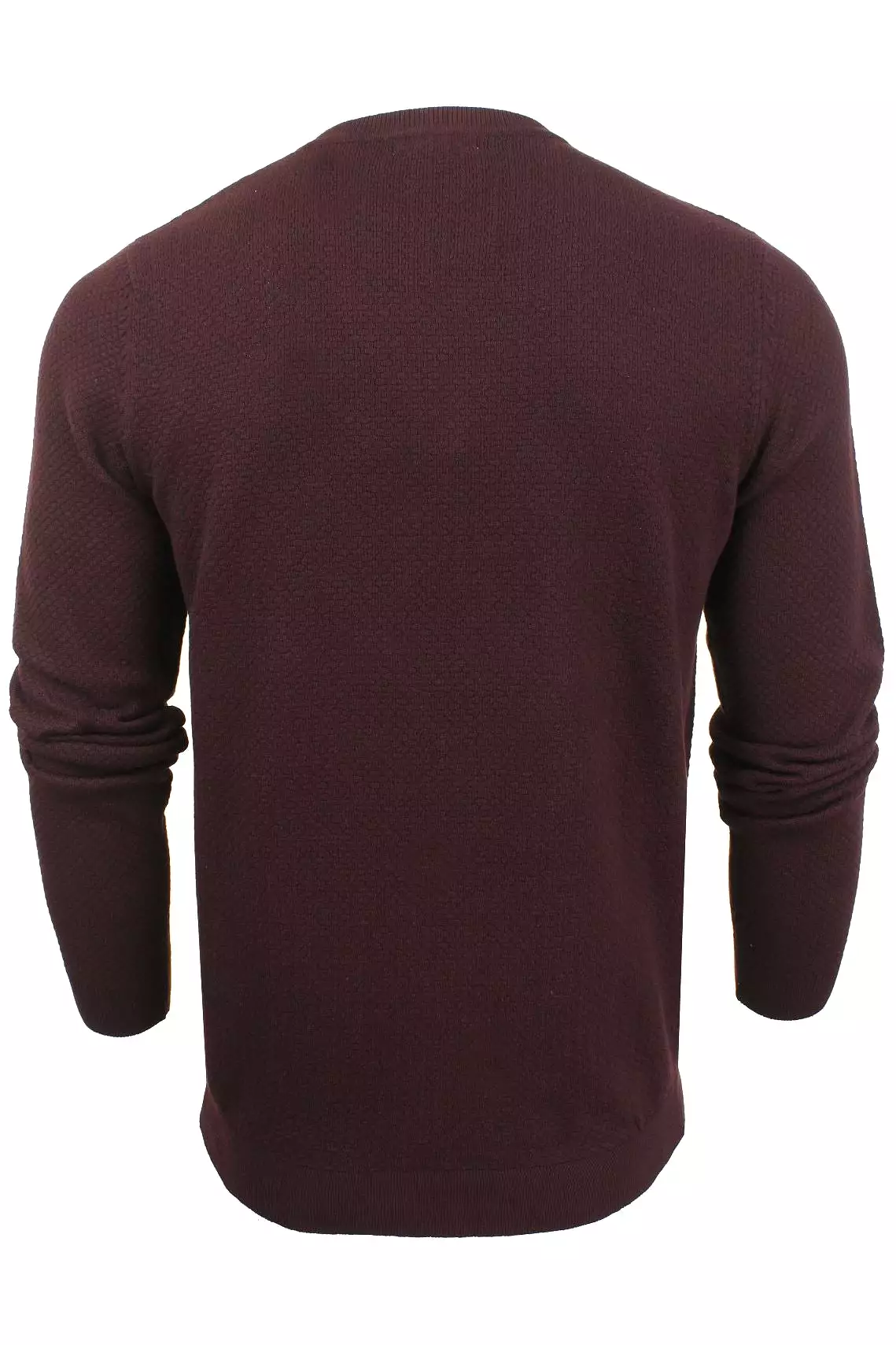 Xact Men's Textured Cotton Crew Neck Jumper