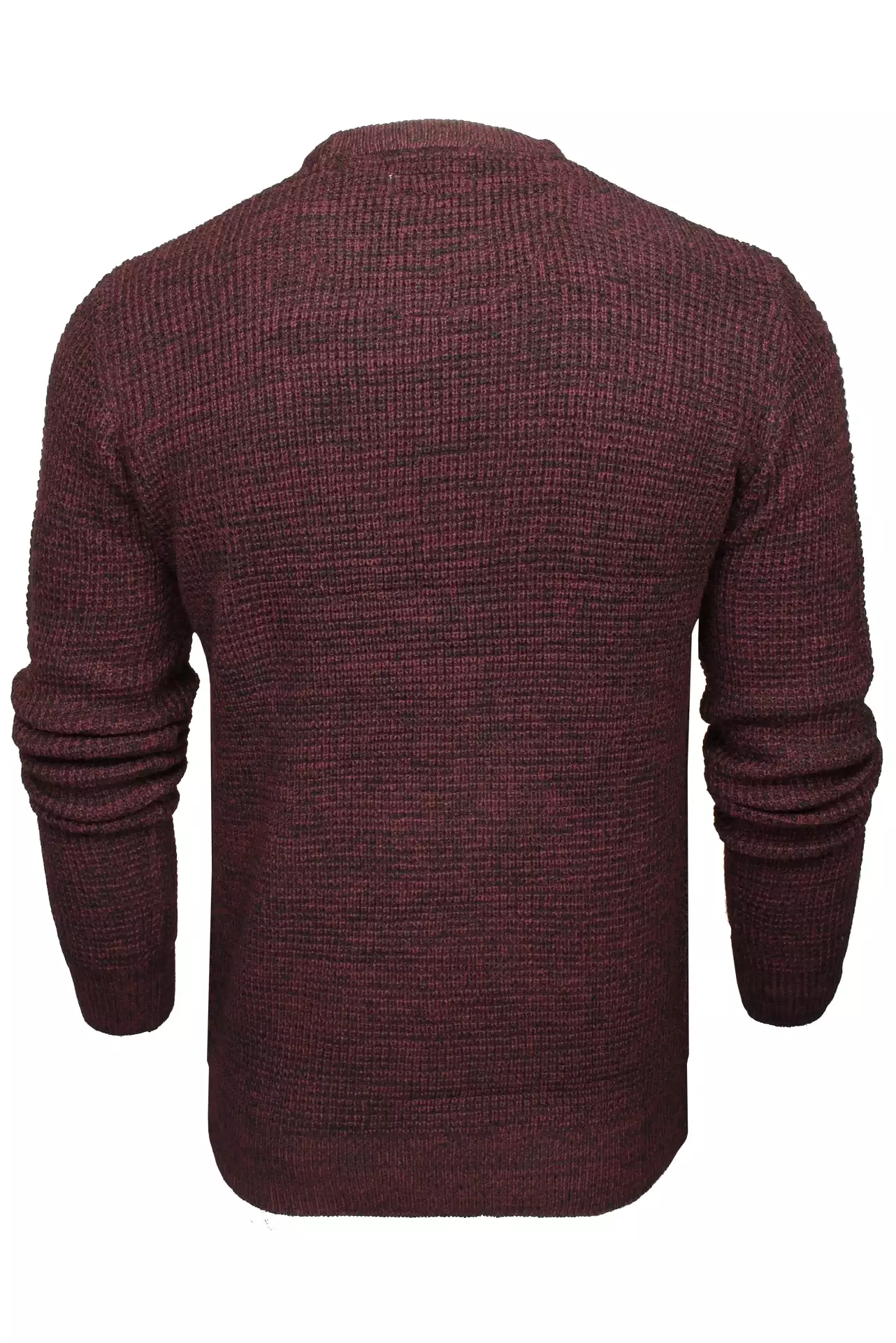 Xact Men's Twist Waffle Knit Crew Neck Jumper